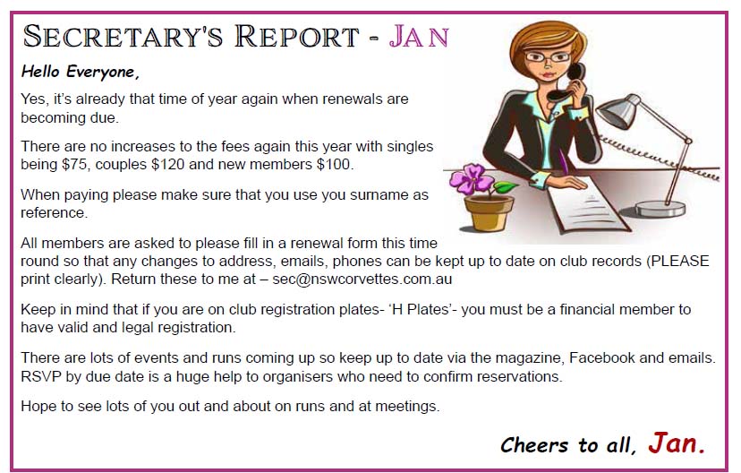 secretary report august 2022